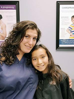 Chiropractor Los Angeles CA Dr. Heather Valinsky with Child Patient