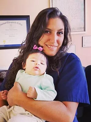 Chiropractor Simi Valley CA Dr. Heather Valinsky with Pediatric Patient