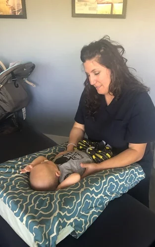 Child Adjustment at Nurture Family Chiropractic