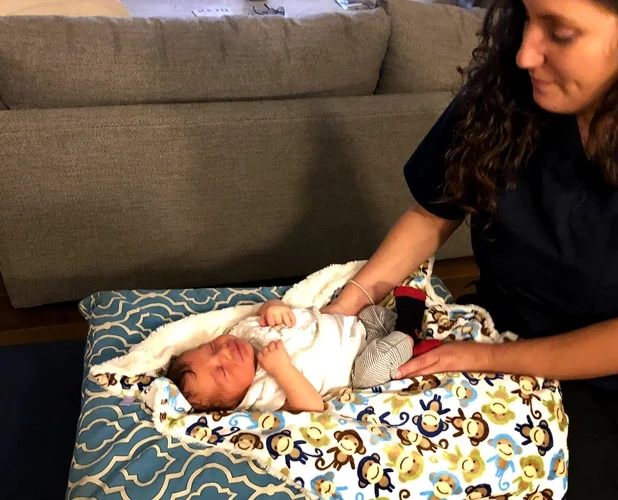 Child Adjustment at Nurture Family Chiropractic