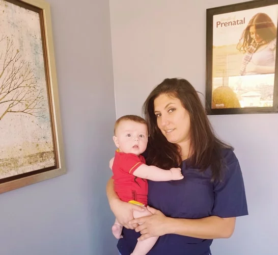 Child Adjustment at Nurture Family Chiropractic