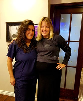 Chiropractor Los Angeles CA Dr. Heather Valinsky with Patient