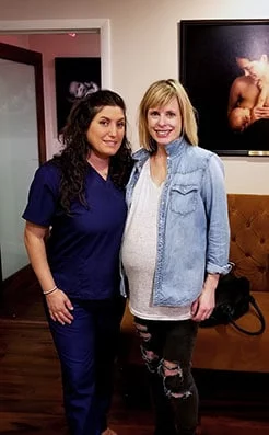Chiropractor Los Angeles CA Dr. Heather Valinsky with Patient