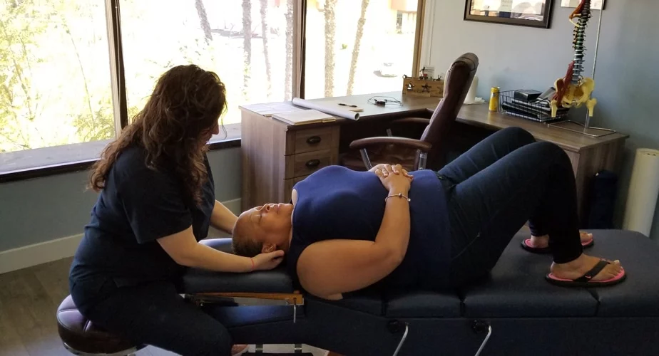 Neck Chiropractic Adjustment at Nurture Family Chiropractic