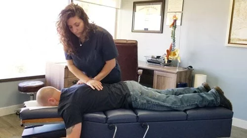 Chiropractic Adjustment at Nurture Family Chiropractic - Simi Valley