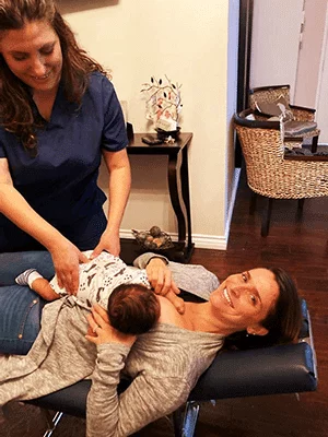 Chiropractic Los Angeles CA momma and baby