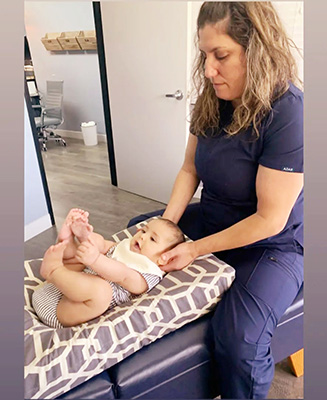 Chiropractic Simi Valley CA Baby Patient Picture