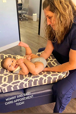 Chiropractic Simi Valley CA Mommy and Baby Patient Picture